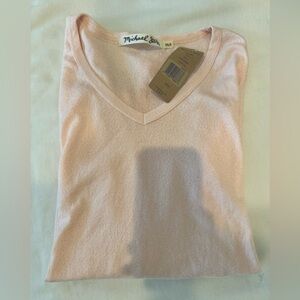 Light Pink Michael Stars long sleeve shirt size S NWT